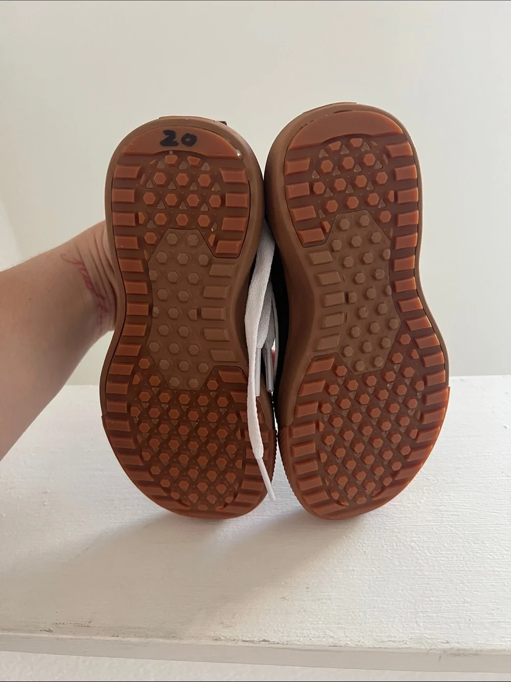 Vans Kids Black, White & Brown Low-Top Sneakers